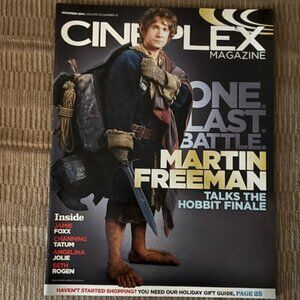 2/$40 CINEPLEX Magazine Dec 2014 VOL15 No12 Martin Freeman Channing Tatum J Foxx